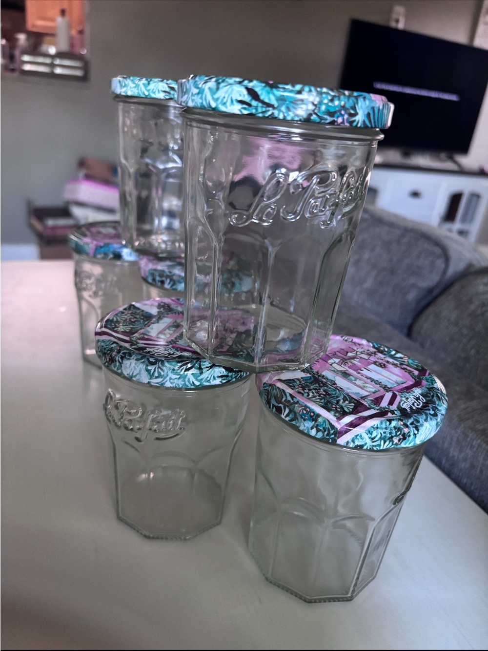 Fait Mason Le Parfait jars set of 6